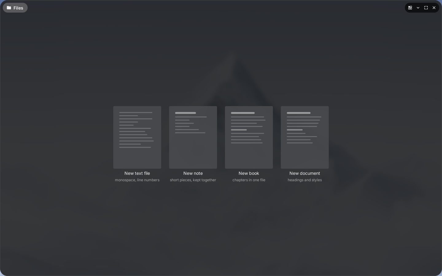 Editor, choosing what to write